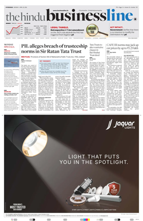 Cover of BusinessLine (Hyderabad)