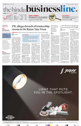 Cover of BusinessLine (Kolkata)