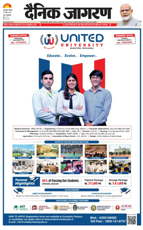 Cover of Dainik Jagran - Varanasi