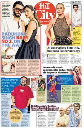 Cover of Hindustan Times (Lucknow) - Live