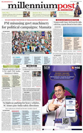Cover of Millennium Post (Kolkata)