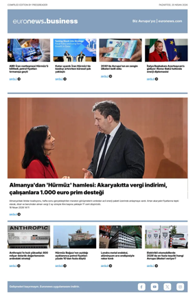 Cover of Euronews Business (Turkish) Compiled Editions