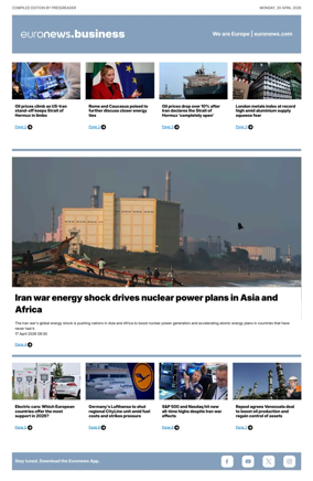 Cover of Euronews Business