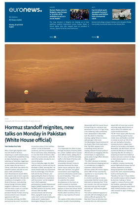 Cover of EuroNews (English Edition)