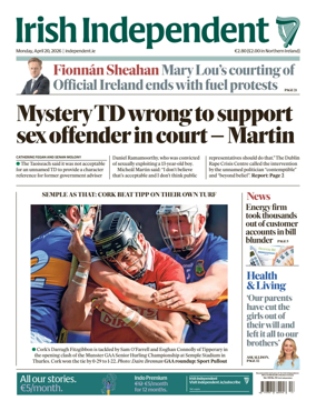 Cover of Irish Independent