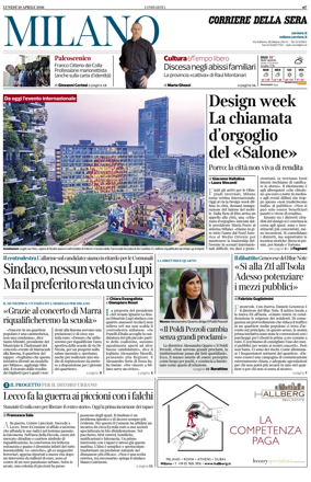 Cover of Corriere della Sera (Milano)
