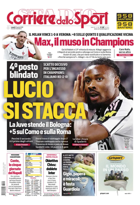 Cover of Corriere dello Sport