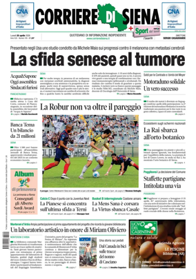 Cover of Corriere di Siena