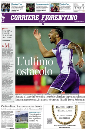 Cover of Corriere Fiorentino