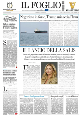 Cover of Il Foglio Quotidiano