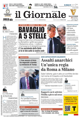 Cover of Il Giornale (Italy)
