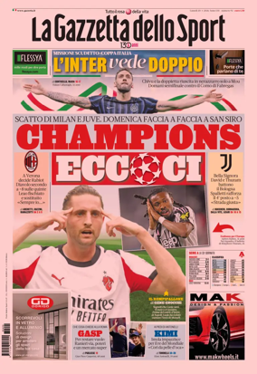 Cover of La Gazzetta dello Sport - Milano
