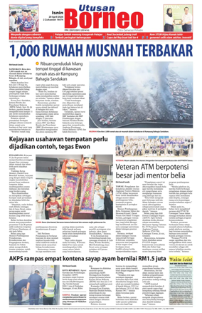 Cover of Utusan Borneo (Sabah)