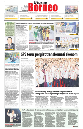 Cover of Utusan Borneo (Sarawak)