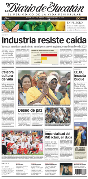 Cover of Diario de Yucatan