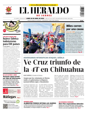 Cover of El Heraldo de Juarez