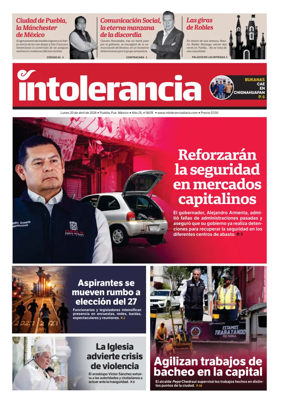 Cover of Intolerancia Diario