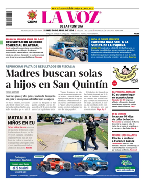 Cover of La Voz de la Frontera