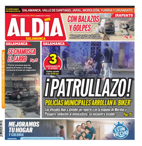Cover of Periodico Al Dia (Salamanca)