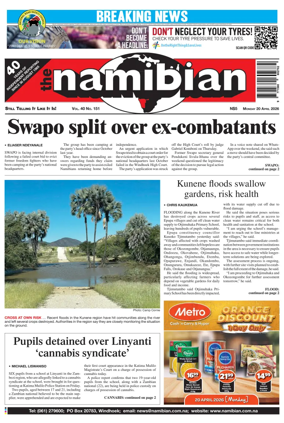 Cover of The Namibian
