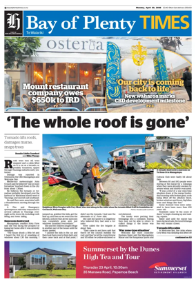 Cover of Bay of Plenty Times