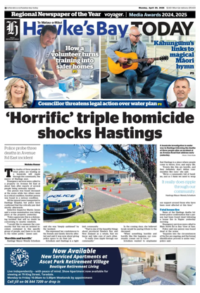 Cover of Hawke's Bay Today