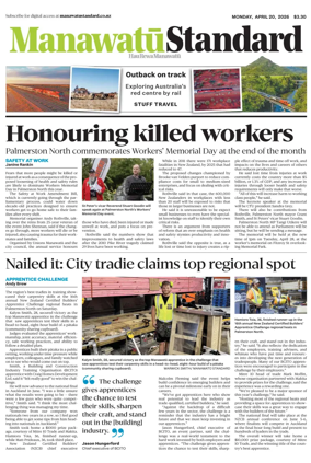 Cover of Manawatu Standard