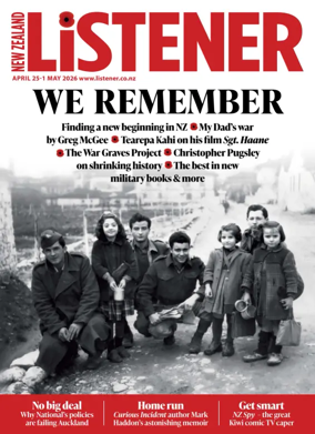 Cover of New Zealand Listener