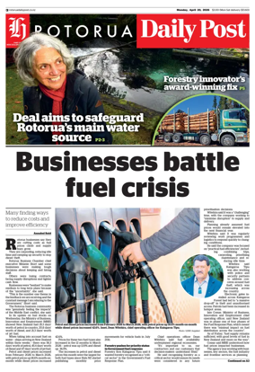 Cover of Rotorua Daily Post