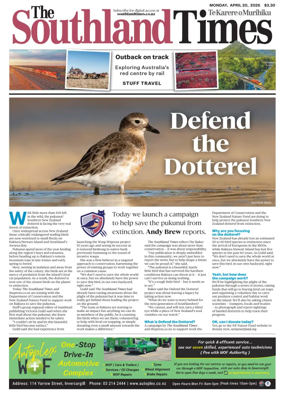 Cover of The Southland Times