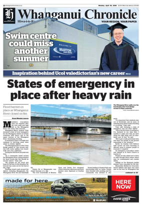 Cover of Whanganui Chronicle