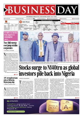 Cover of Business Day (Nigeria)