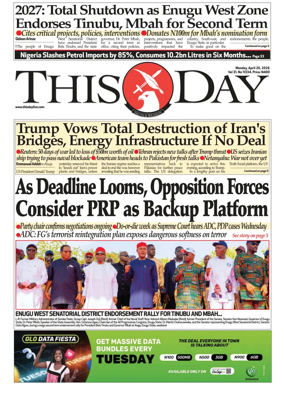 Cover of THISDAY