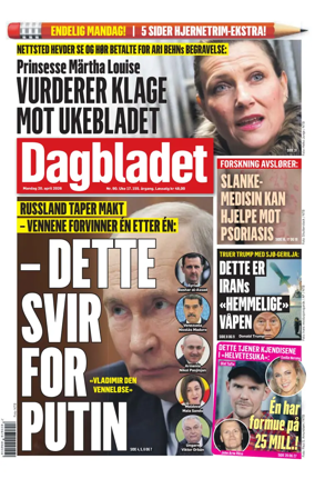 Cover of Dagbladet