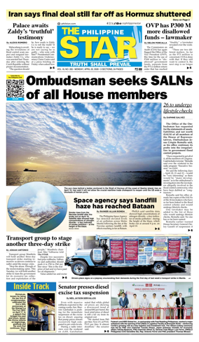 Cover of The Philippine Star