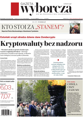 Cover of Gazeta Wyborcza