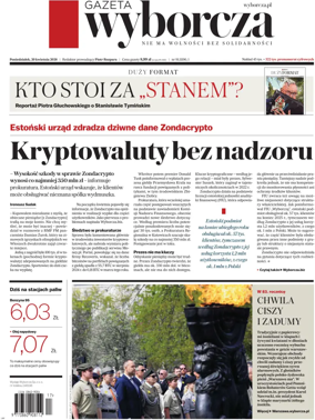 Cover of Gazeta Wyborcza Stoleczna
