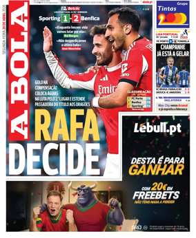 Cover of A BOLA (Portuguese)