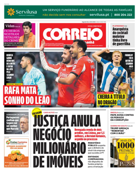 Cover of Correio da Manha