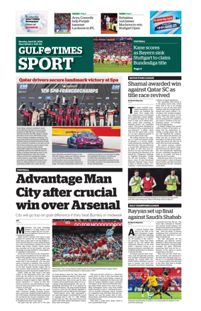 Cover of Gulf Times Sport