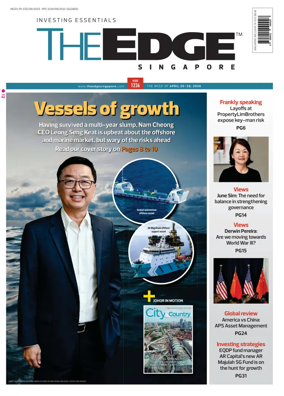 Cover of The Edge Singapore