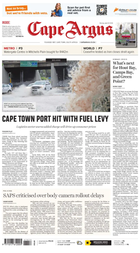 Cover of Cape Argus (PM Edition)