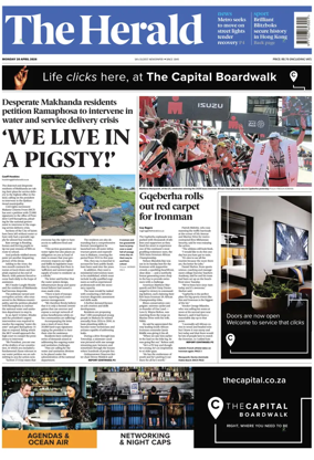 Cover of The Herald (South Africa)