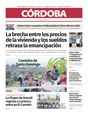 Cover of Diario Cordoba