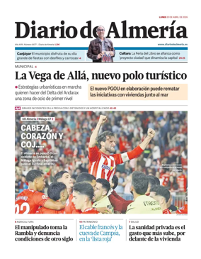 Cover of Diario de Almeria