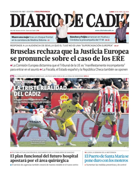 Cover of Diario de Cadiz