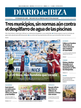 Cover of Diario de Ibiza