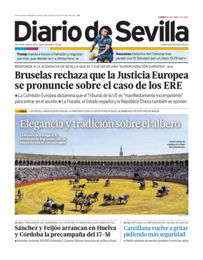Cover of Diario de Sevilla