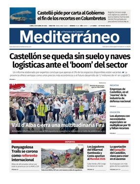 Cover of El Periodico Mediterraneo