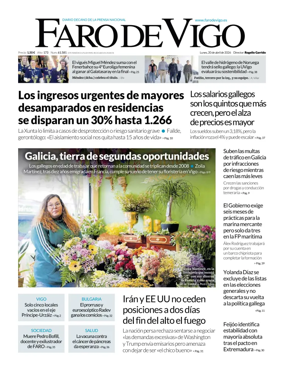 Cover of Faro de Vigo